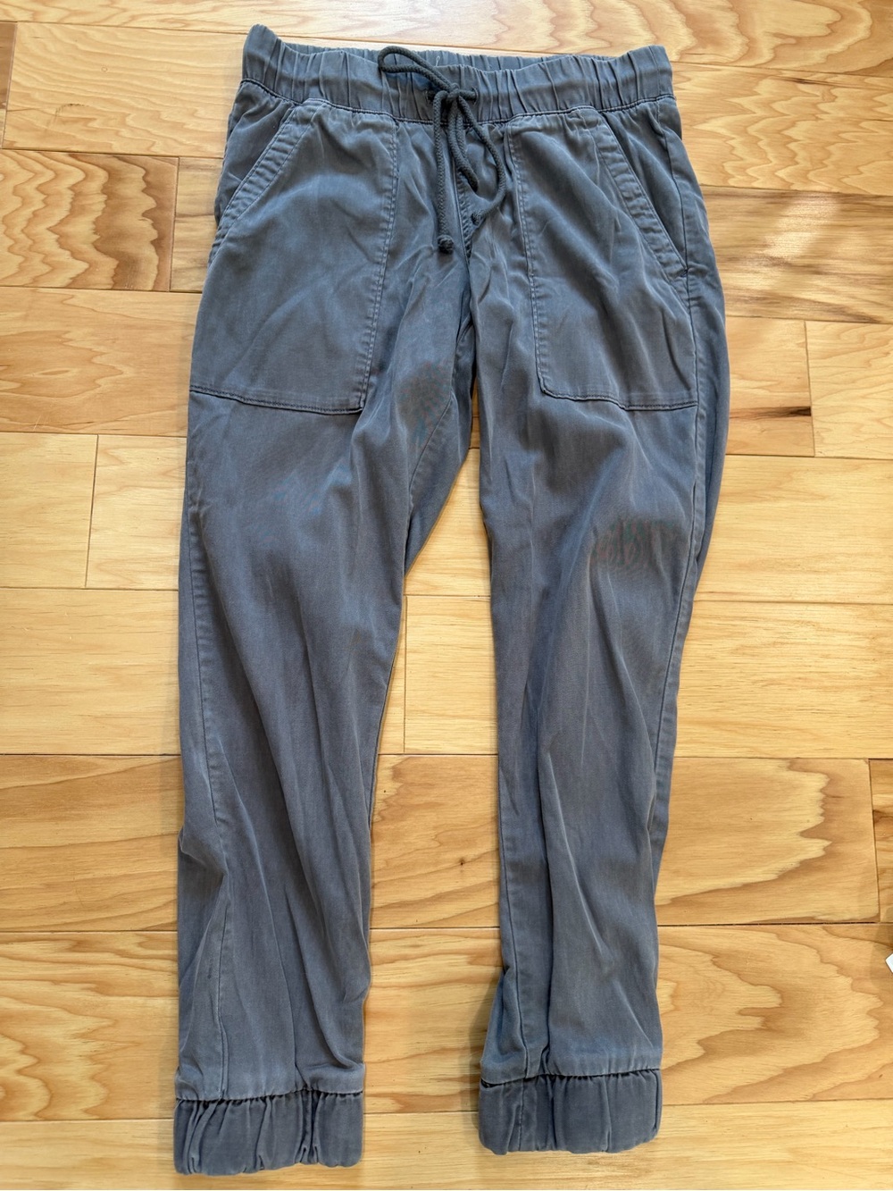 Anthropologie Cloth & Stone Women Jogger Pants Size S Gray Pull On Elastic Waist